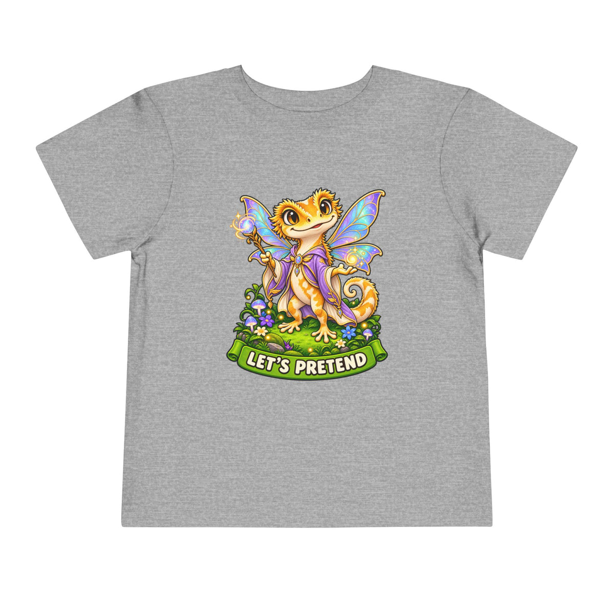 Let’s Pretend Female Crested Gecko Fairy Toddler T-Shirt